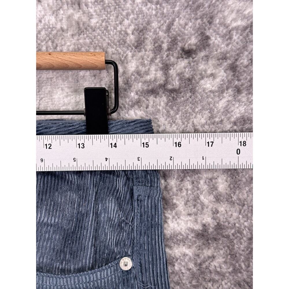 Rag & Bone Pants 26 Womens Rosa Corduroy Blue Tapered Leg Mid Rise - Picture 3 of 7